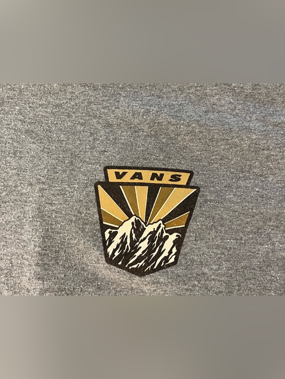 Vans Gray T-Shirt men small.